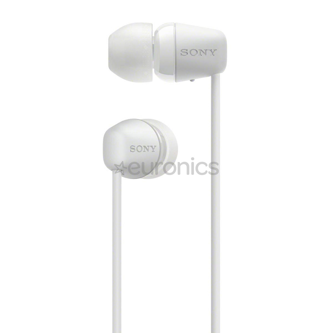 Sony WI-C200, белый - Беспроводные внутриканальные наушники