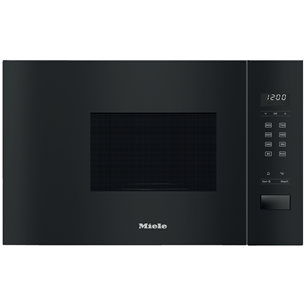 Miele, 17 л, 800 Вт, черный - Интегрируемая микроволновая печь