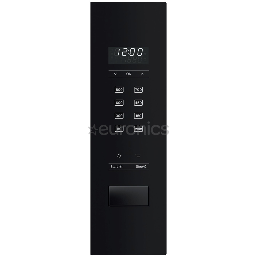 Miele, 17 л, 800 Вт, черный - Интегрируемая микроволновая печь