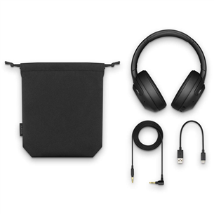 Sony WH-XB900N, must - Juhtmevabad üle kõrva kõrvaklapid