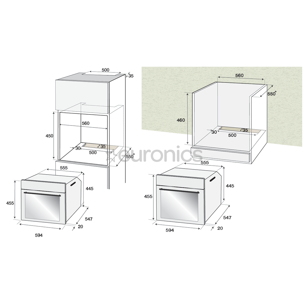 Built-in compact oven Beko