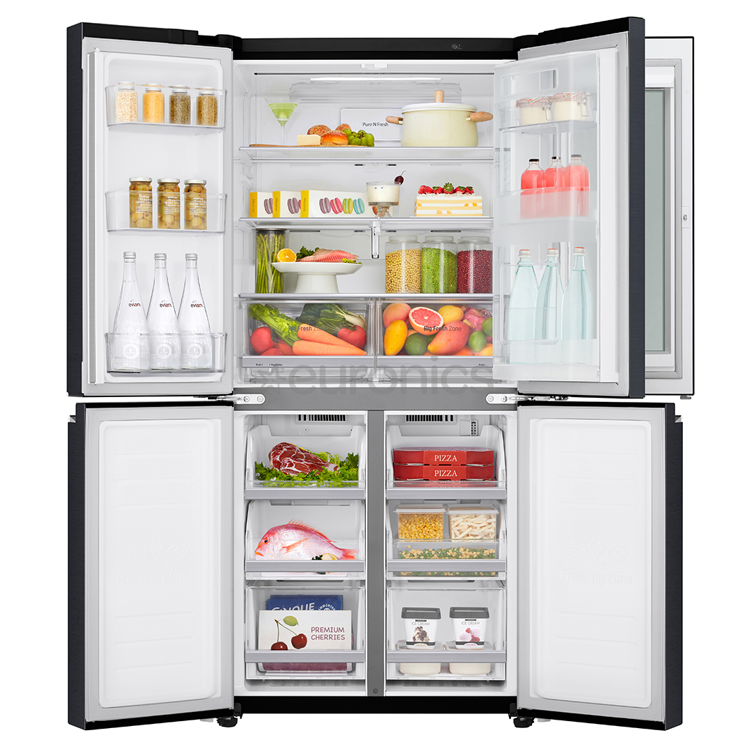 LG Instaview™, 530 L, must - SBS Külmik