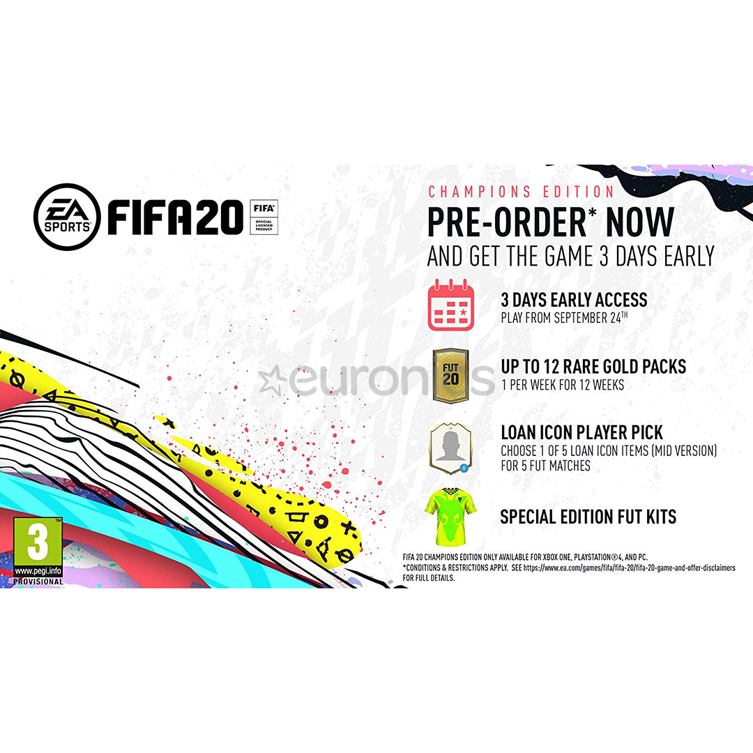 Xbox One mäng FIFA 20 Champions Edition