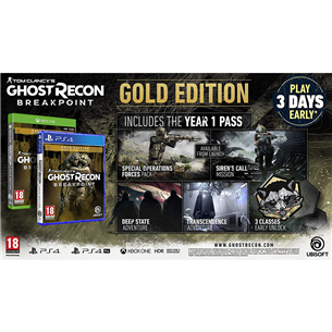 PS4 mäng Ghost Recon Breakpoint Gold Edition