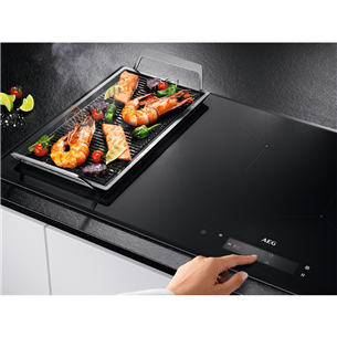 AEG, width 78 cm, frameless, dark grey - Built-in Induction Hob