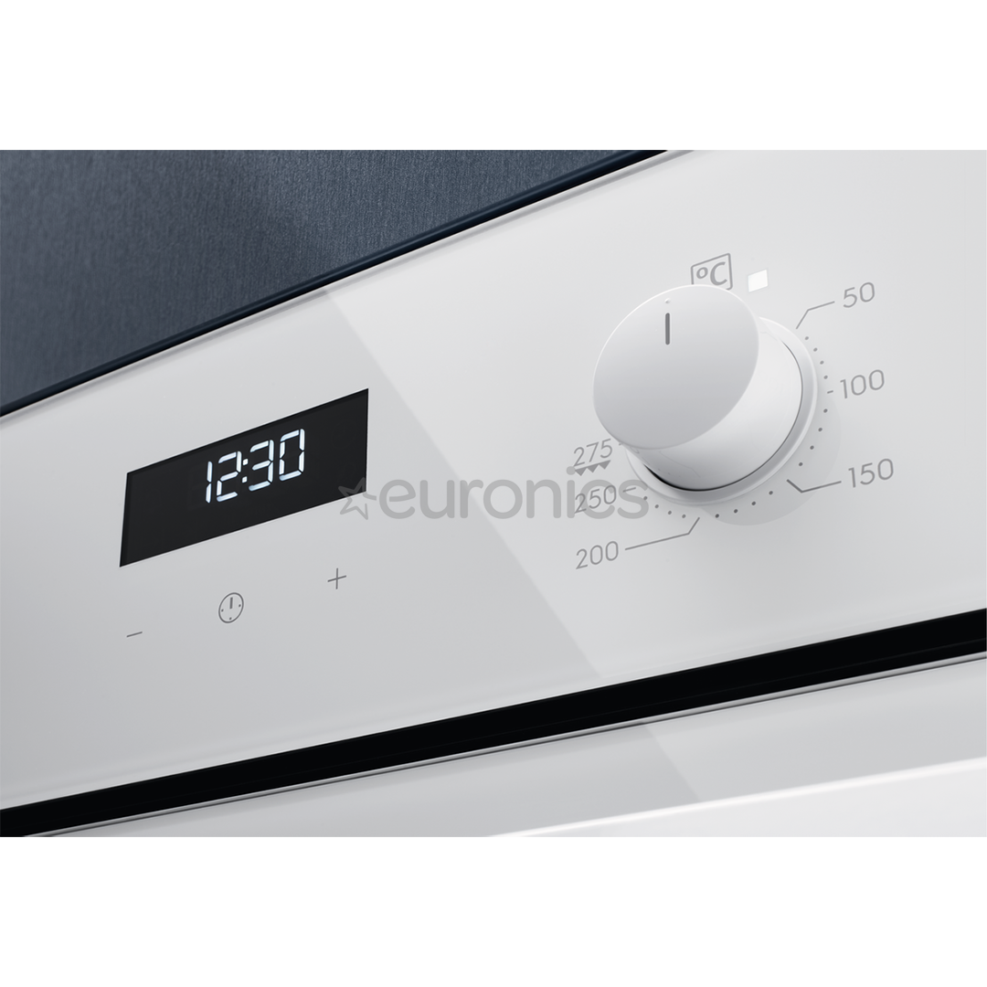 Electrolux, katalüütiline puhastus, 57 L, valge - Integreeritav ahi