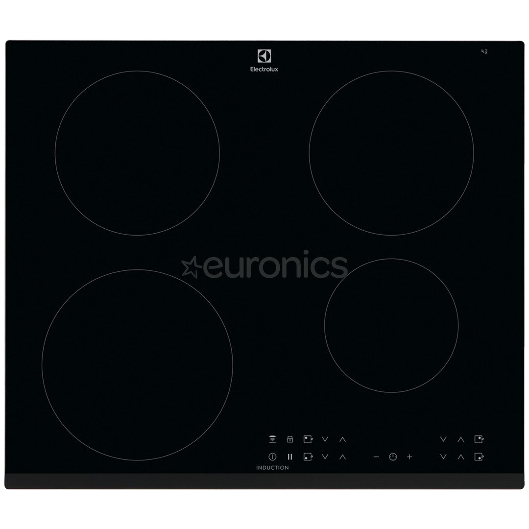 Electrolux 300, laius 59 cm, raamita, must - Integreeritav induktsioonpliidiplaat