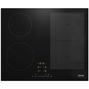 Miele, width 59.2 cm, frameless, black - Built-in Induction Hob