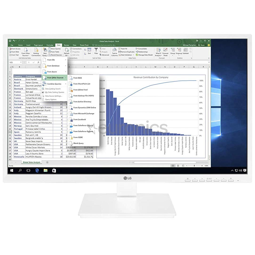 24” Full HD LED IPS-monitor LG