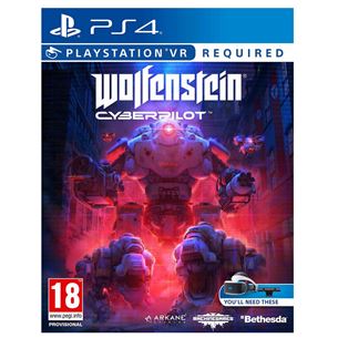 PS4 VR mäng Wolfenstein: Cyberpilot