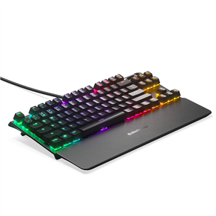 SteelSeries Apex 7 TKL Red Switch, SWE, must - Mehaaniline klaviatuur