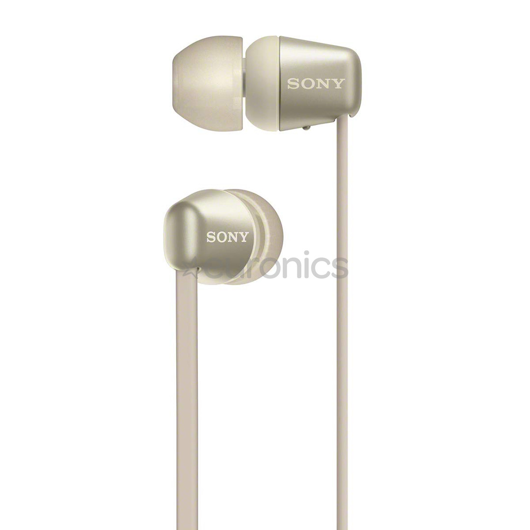 Sony WI-C310, бежевый - Беспроводные внутриканальные наушники