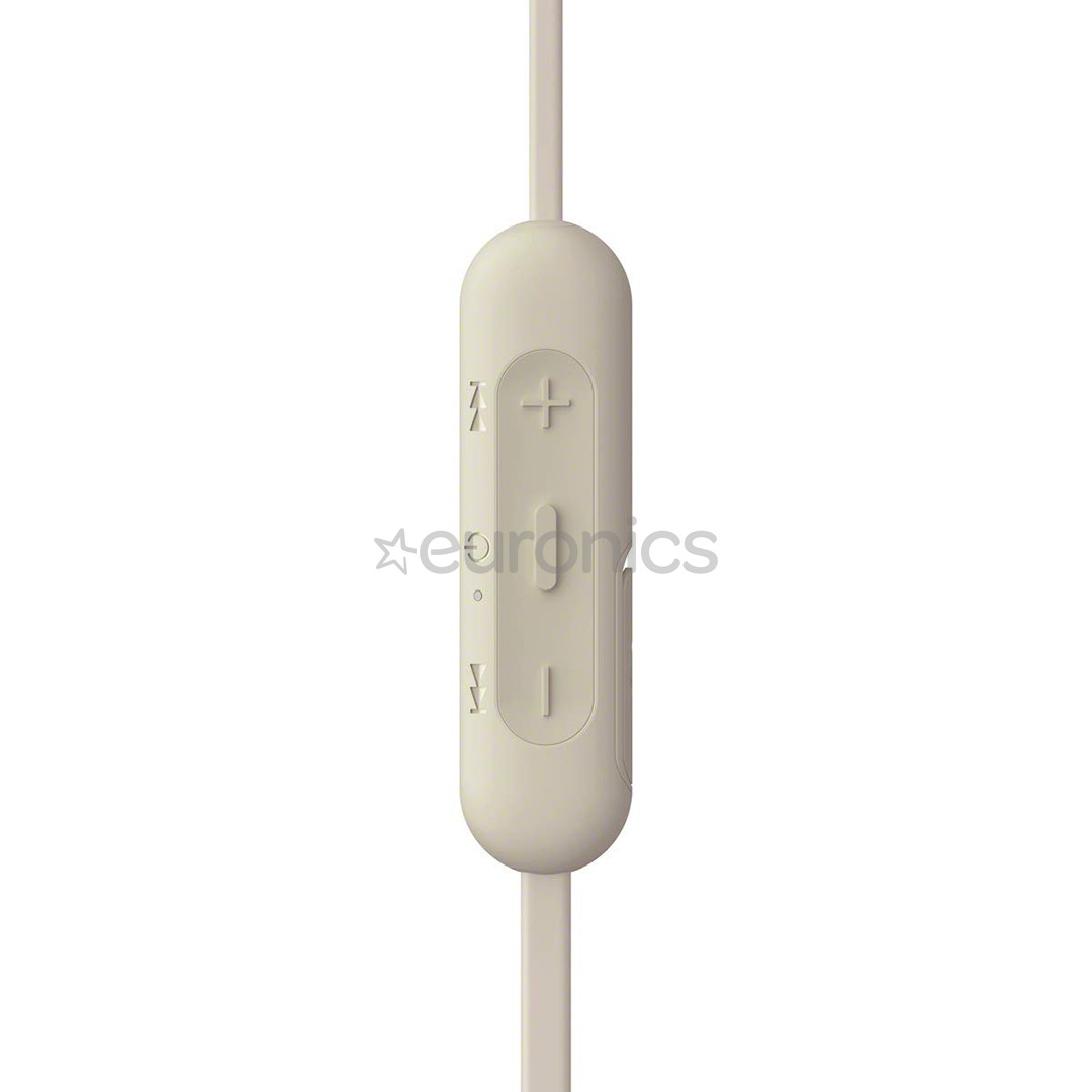 Sony WI-C310, бежевый - Беспроводные внутриканальные наушники