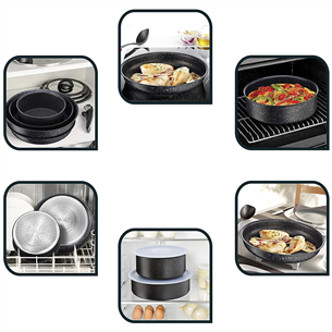 Комплект сковородок Tefal Ingenio Authentic 26/22 см + ручка