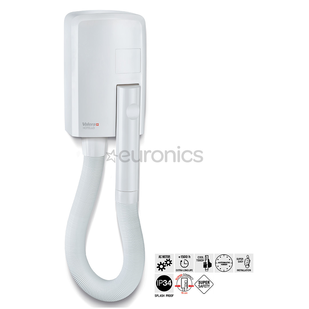 Wall-mounted hair dryer Valera Hotello Super AC