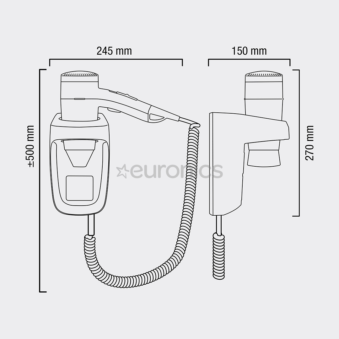 Настенный фен Valera Premium PROTECT 1200