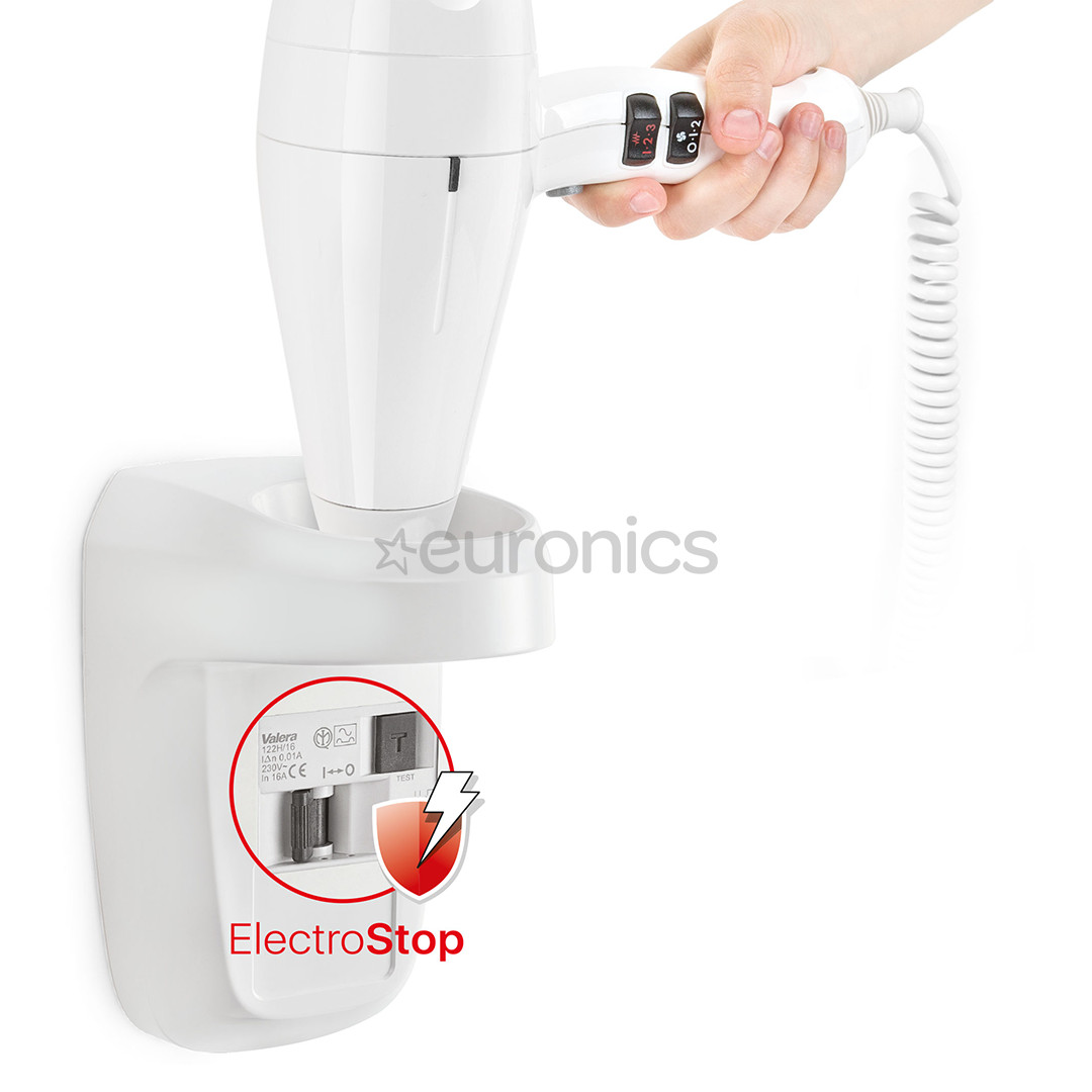 Wall-mounted hair dryer Valera Silent Jet PROTECT 1200 Shaver