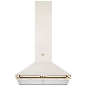 Electrolux, 420 m³/h, width 59.8 cm, beige - Cooker Hood