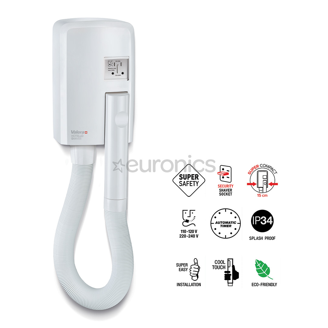 Seinale kinnitatav föön Valera Hotello Shaver