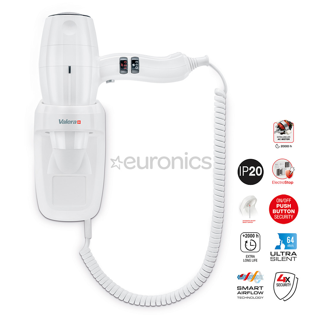 Seinale kinnitatav föön Valera Silent Jet PROTECT 2000