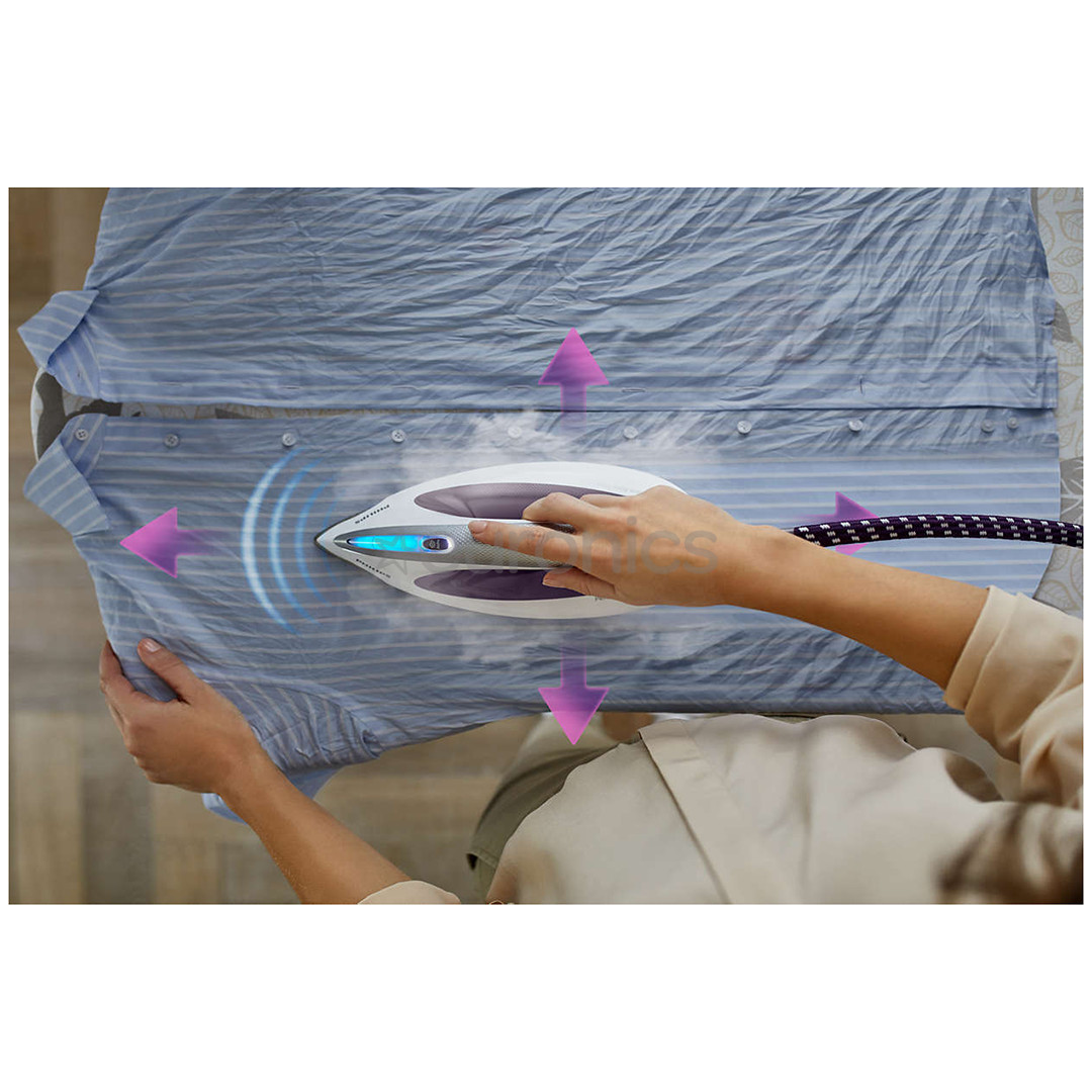 Philips PerfectCare Elite Plus, 2700 Вт, фиолетовый/белый - Гладильная система
