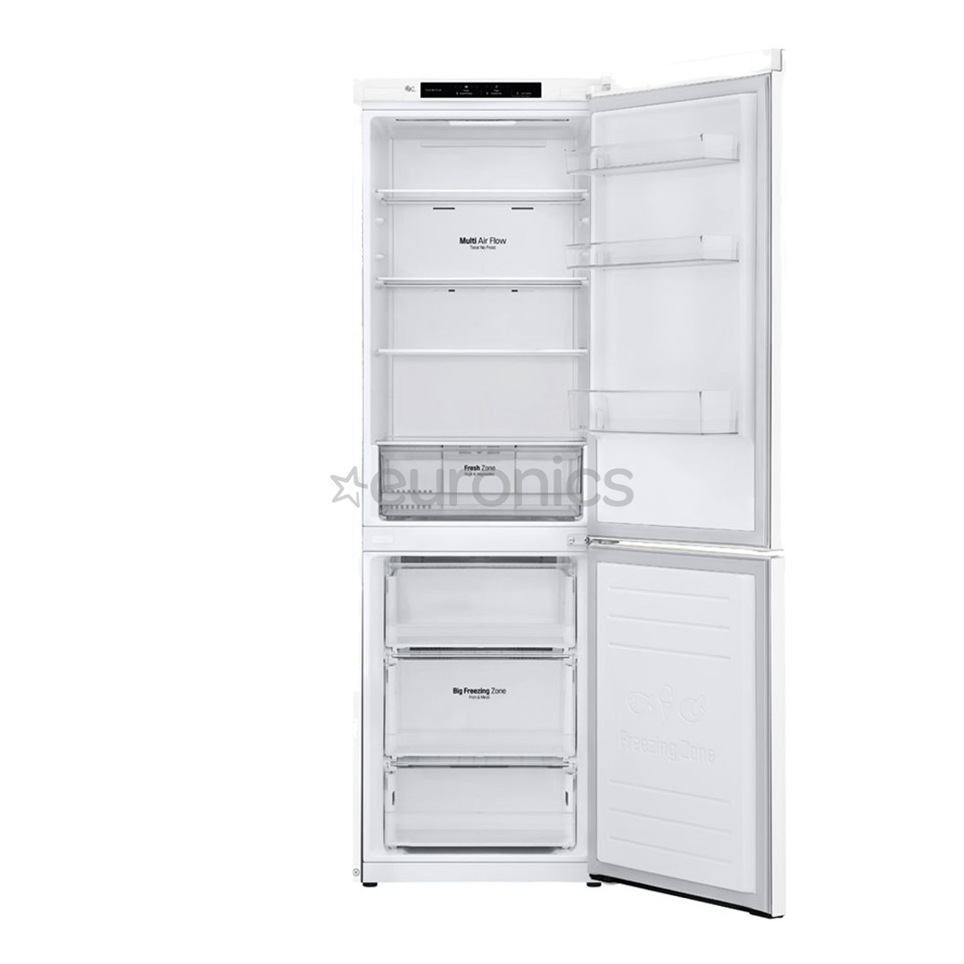 LG, NatureFRESH, 341 L, height 186 cm, white - Refrigerator