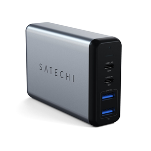 Адаптер питания Satechi 75 Вт 2x USB-C и 2x USB-A