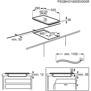 Built-in ceramic hob AEG