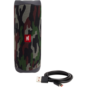 JBL Flip 5, camo - Portable Wireless Speaker