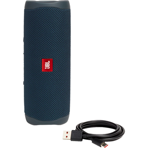 JBL Flip 5, blue - Portable Wireless Speaker