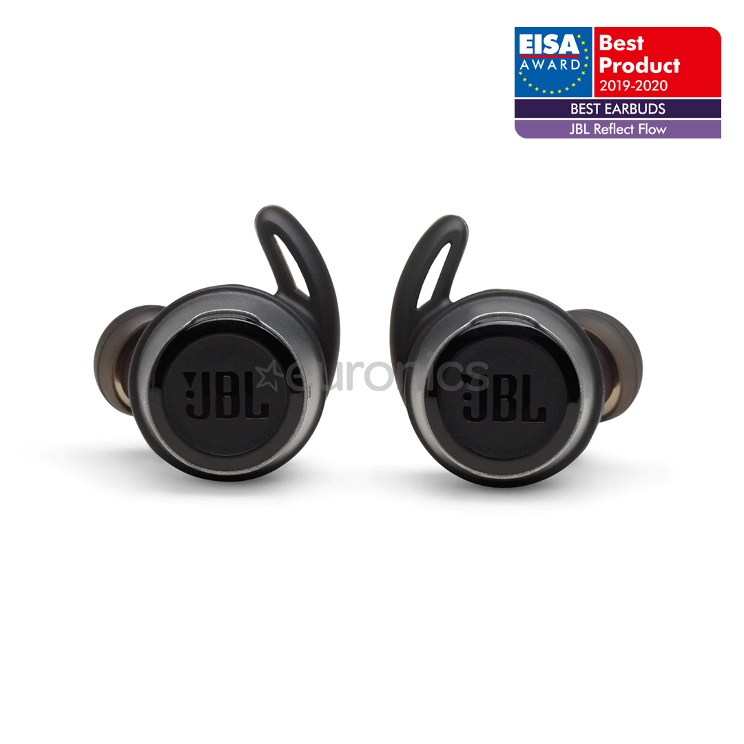 JBL Reflect Flow, черные - Беспроводные внутриканальные наушники