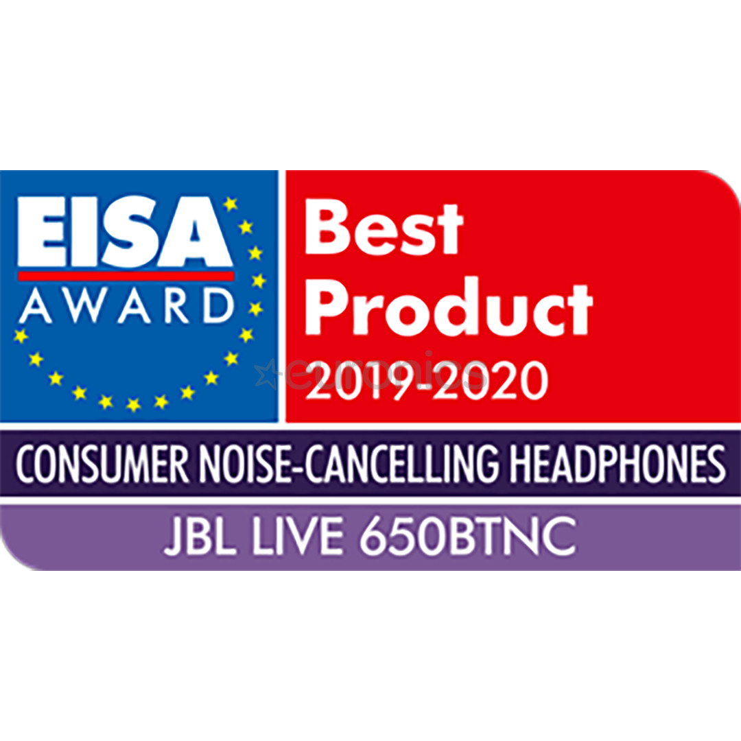 JBL Live 650, must - Juhtmevabad üle kõrva kõrvaklapid