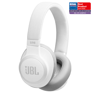 JBL Live 650, white - Over-ear Wireless Headphones JBLLIVE650BTNCWHT