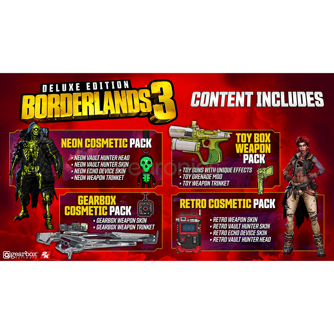 PS4 game Borderlands 3 Deluxe Edition