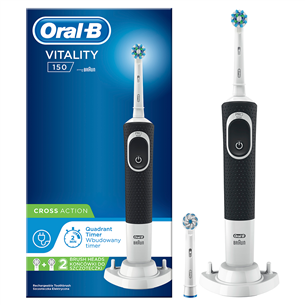 Braun Oral-B Vitality 150, белый/черный - Электрическая зубная щетка