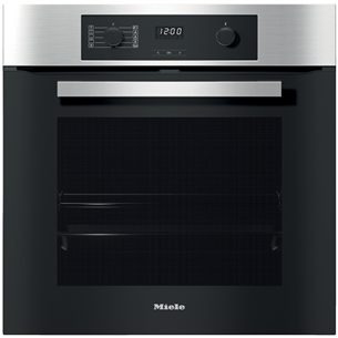 Miele, push buttons, FlexiClip runners, 76 L, inox - Built-in Oven