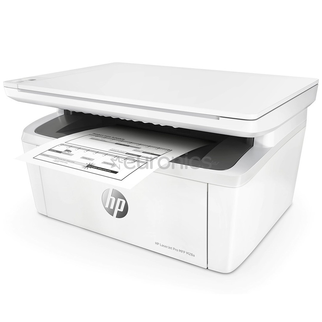 Многофункциональный лазерный принтер HP Laserjet Pro MFP M28w Wireless