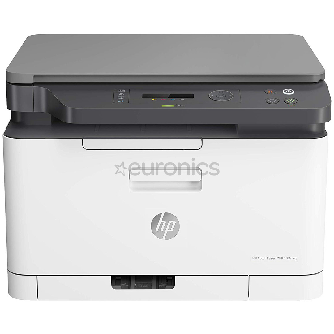 HP MFP 178nw, WiFi, white/gray - Multifunctional Color Laser Printer