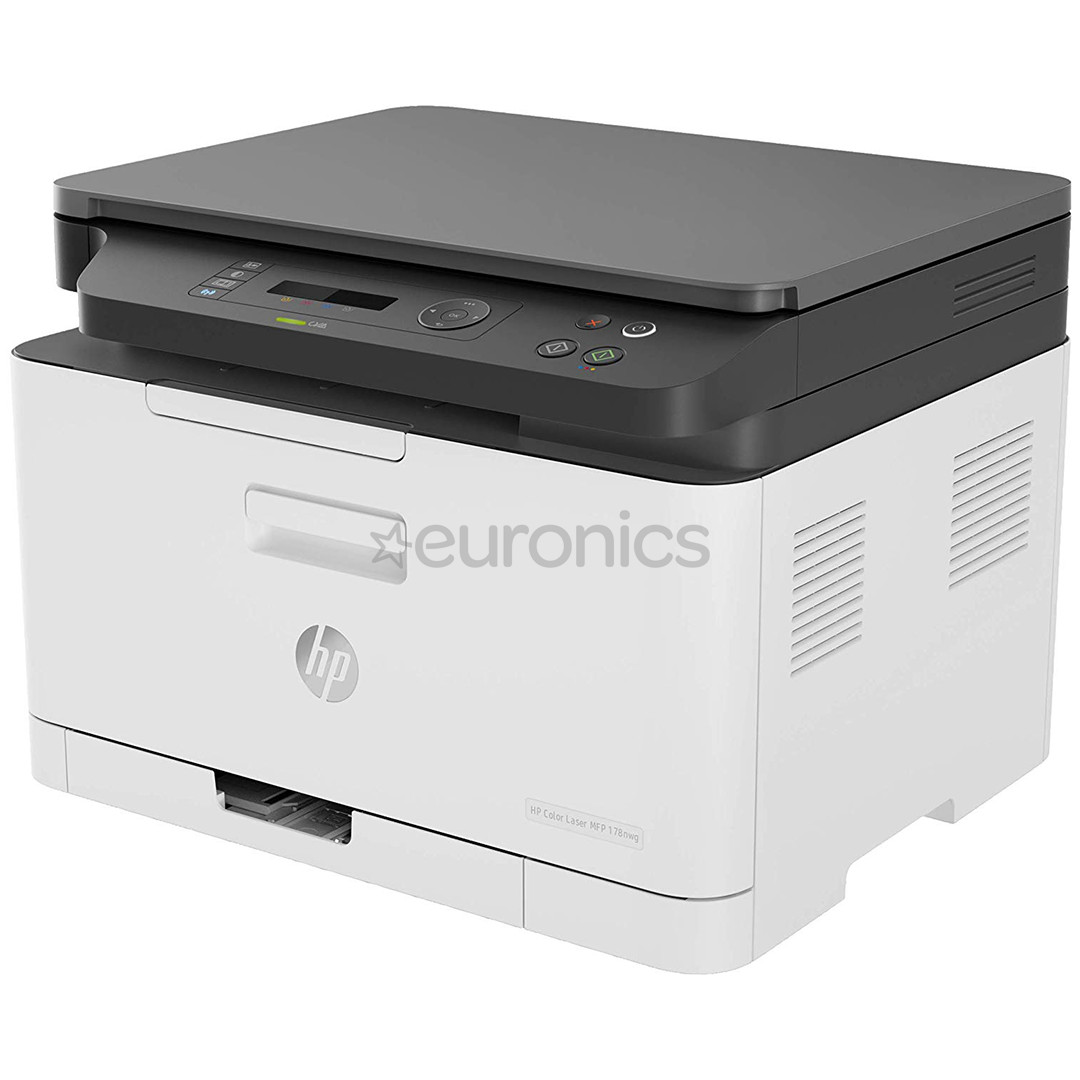 HP MFP 178nw, WiFi, white/gray - Multifunctional Color Laser Printer