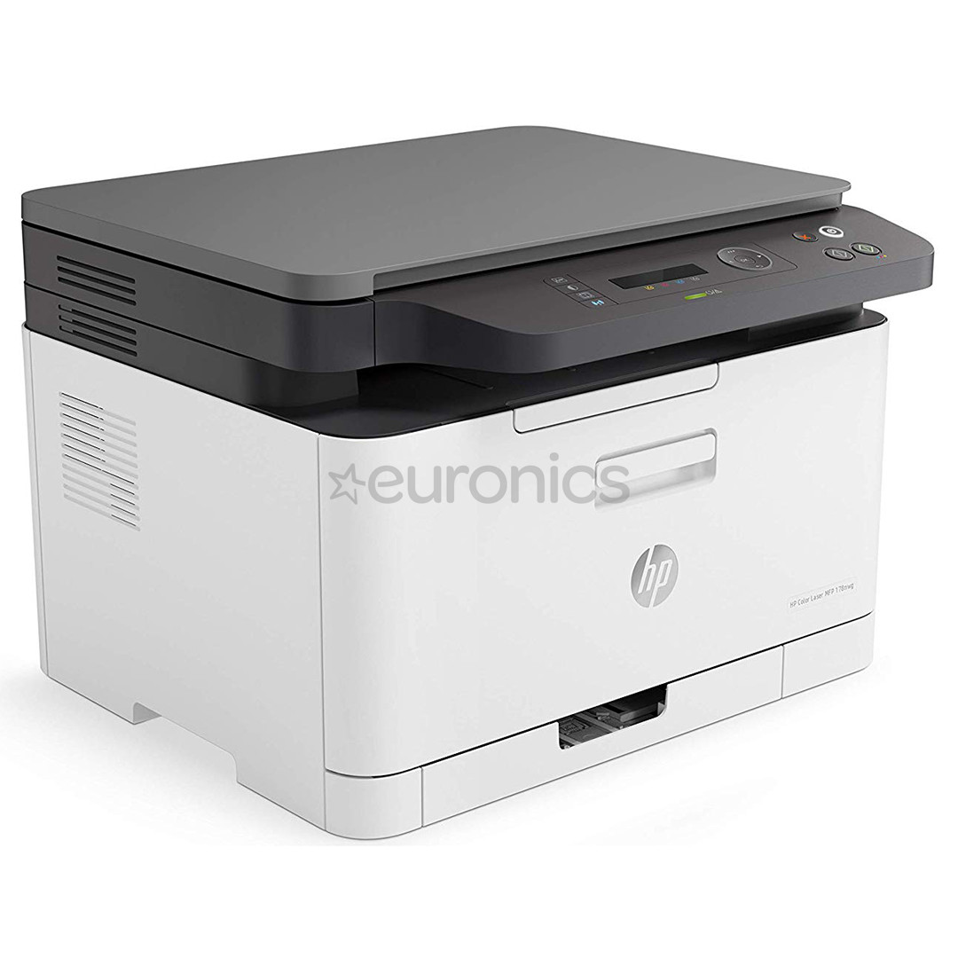 HP MFP 178nw, WiFi, white/gray - Multifunctional Color Laser Printer