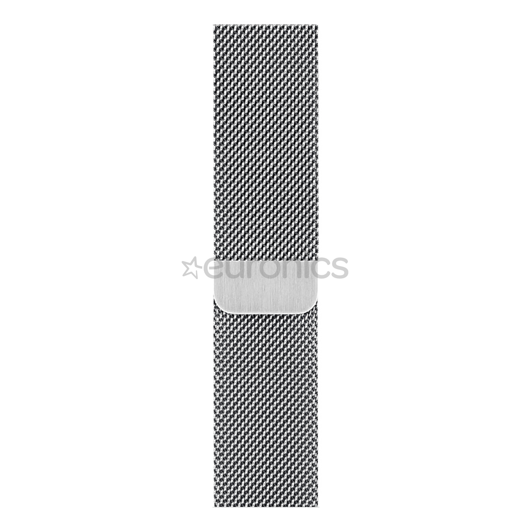 Vahetusrihm Apple Watch Silver Milanese Loop Apple 44 mm