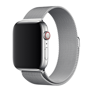 Replacement strap Apple Watch Silver Milanese Loop Apple (44 mm)