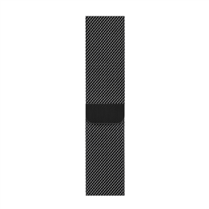 Replacement strap Apple Watch Space Black Milanese Loop 44mm