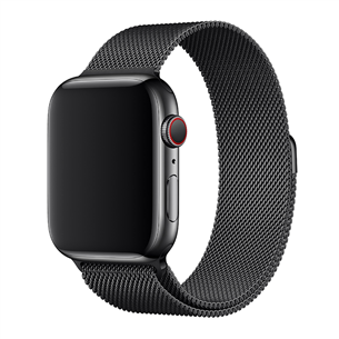 Replacement strap Apple Watch Space Black Milanese Loop 44mm