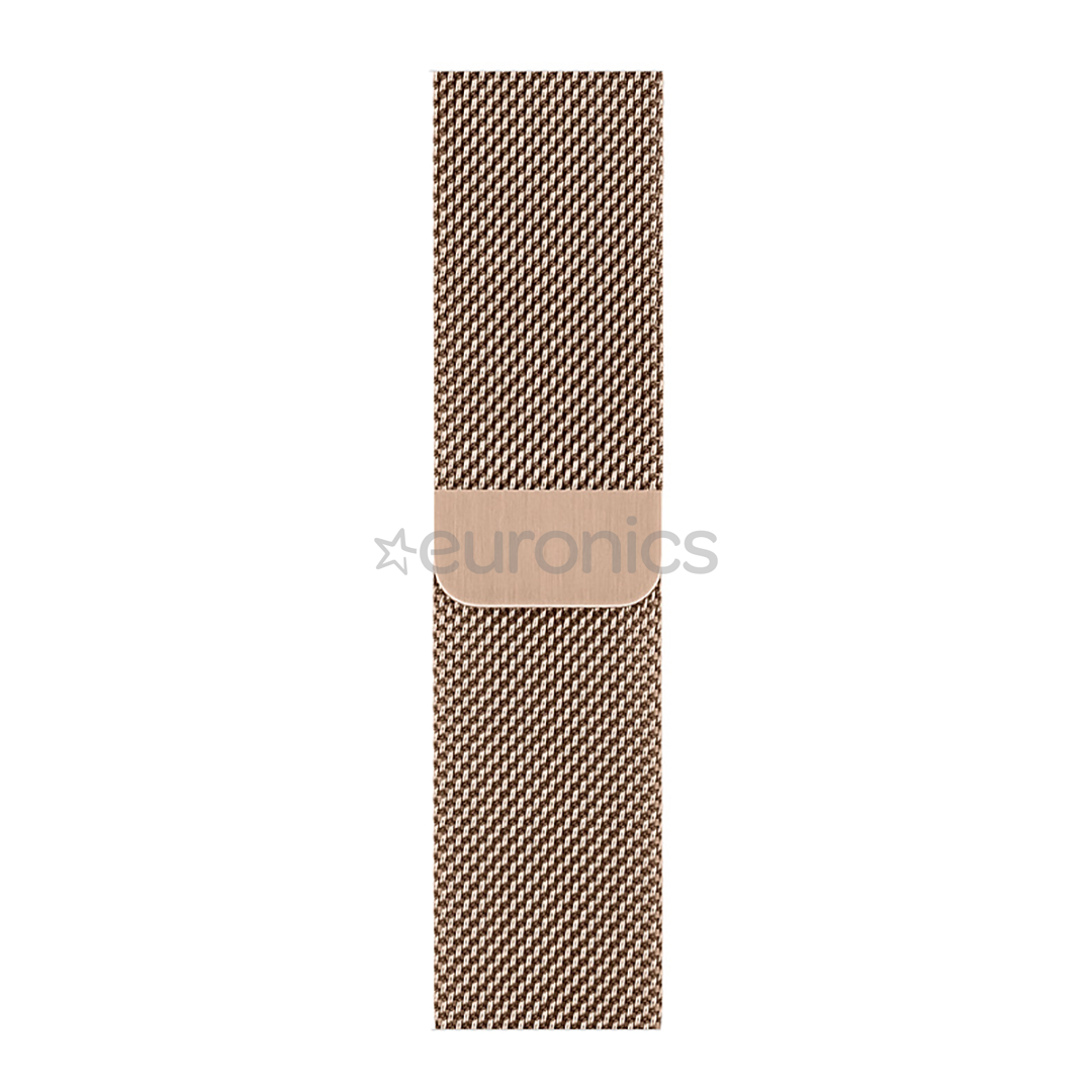 Vahetusrihm Apple Watch Gold Milanese Loop 40 mm