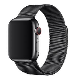 Vahetusrihm Apple Watch Space Black Milanese Loop 40 mm