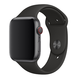 Vahetusrihm Apple Watch Black Sport Band - Regular 44mm