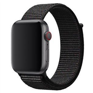 Replacement strap Apple Watch Black Sport Loop - XL 44 mm