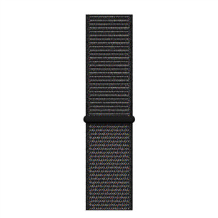 Vahetusrihm Apple Watch Black Sport Loop - Regular 44 mm