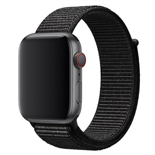 Vahetusrihm Apple Watch Black Sport Loop - Regular 44 mm